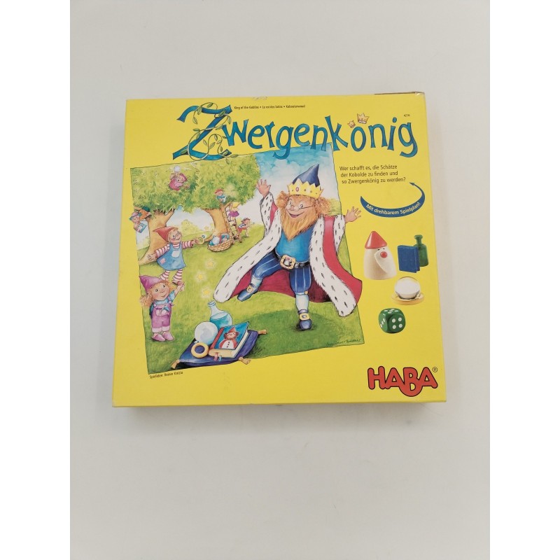ZWERGENKÖNIG Gesellschaftsspiel HABA Le Roi Des Lutins Jeux De Société Jeu ZWERGENKÖNIG Gesellschaftsspiel HABA Le Roi Des Lutins Jeux De Société Jeu