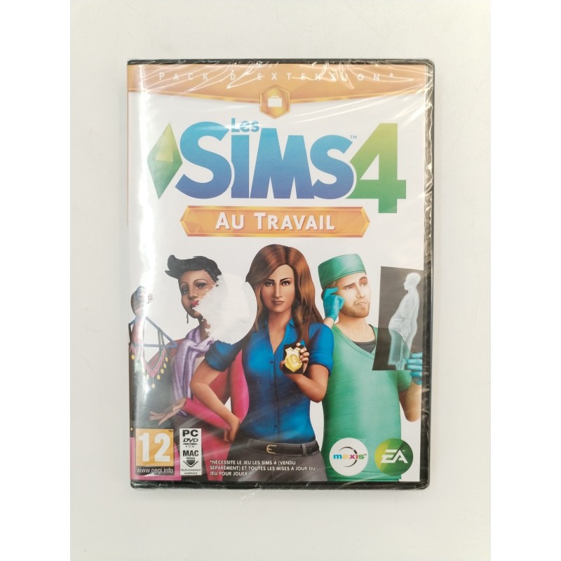 Neuf LES SIMS 4 AU TRAVAIL PC MAC Jeux Vidéo Pack D'extension DVD-ROM PAL FR Ea