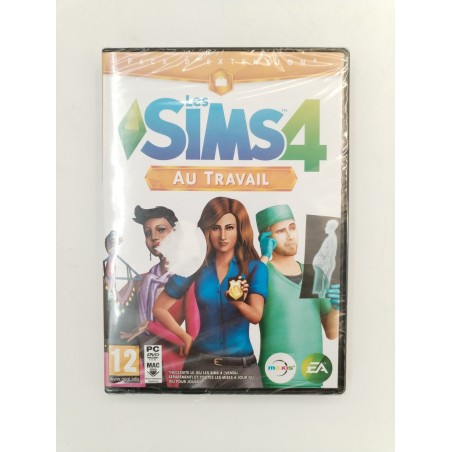 Neuf LES SIMS 4 AU TRAVAIL PC MAC Jeux Vidéo Pack D'extension DVD-ROM PAL FR Ea