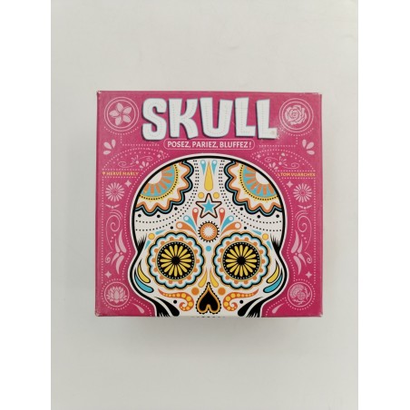 Skull Pink Édition Rose Space Cowboys Jeux De Société Jeu Disques Poker 