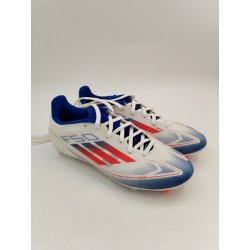 Chaussures Adidas F50 League FG/MG IE0601 blanche Football Crampons Foot Messi 