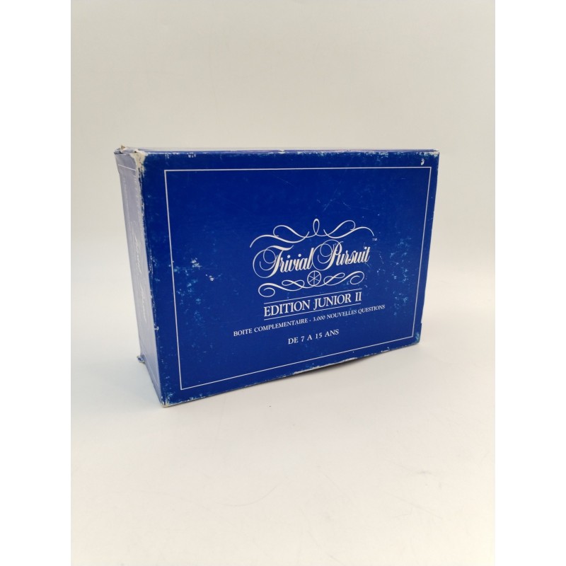 TRIVIAL PURSUIT 1989 édition JUNIOR II BOITE COMPLEMENTAIRE Jeux De Société Jeu TRIVIAL PURSUIT 1989 édition JUNIOR II BOITE COMPLEMENTAIRE Jeux De Société Jeu