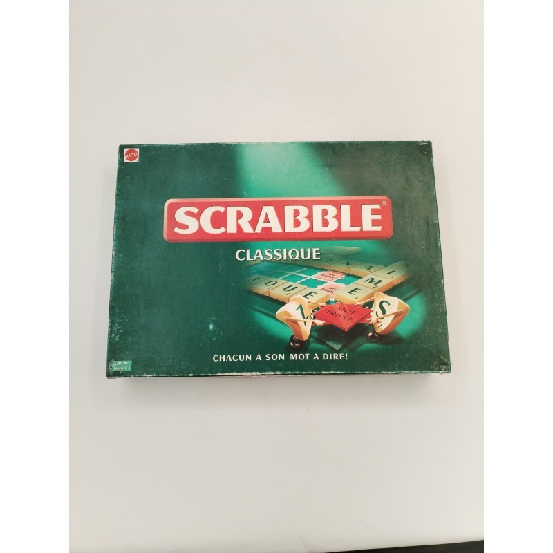 SCRABBLE CLASSIQUE Mattel Jeux De Société Jeu De Lettres Mots Plateau Luxe SCRABBLE CLASSIQUE Mattel Jeux De Société Jeu De Lettres Mots Plateau Luxe