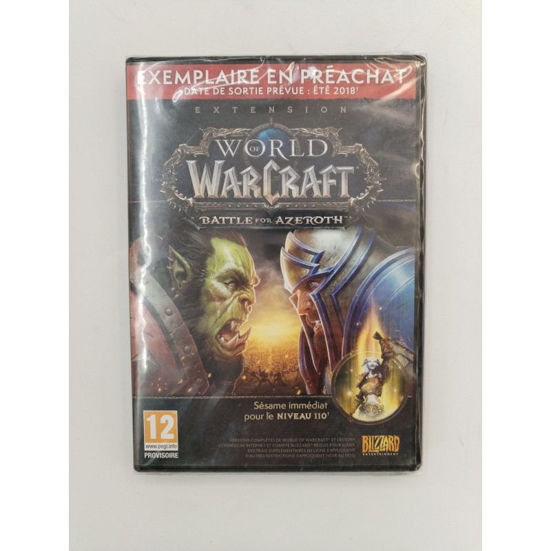 Jeu Vidéo Neuf Extension World Of Warcraft Battle For Azeroth Blizzard Jeu Pc 