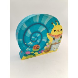 Djeco La Cueillette De L'escargot Jeux De Société Puzzle Jeu 24 Pièces