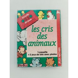 Les Cris Des Animaux 1991 Jeux Nathan Jeu De Loto Cassette Audio K7 Photos 
