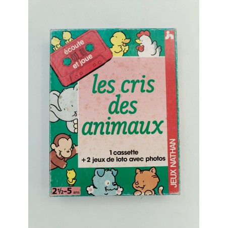 Les Cris Des Animaux 1991 Jeux Nathan Jeu De Loto Cassette Audio K7 Photos 