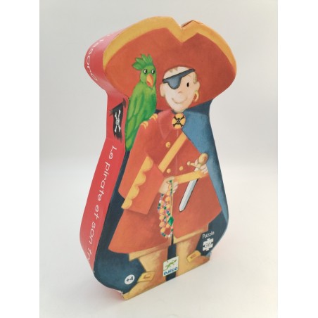 Djeco Le Pirate Et Son Trésor Puzzle 36 Puzzles Jeux De Société Jeu
