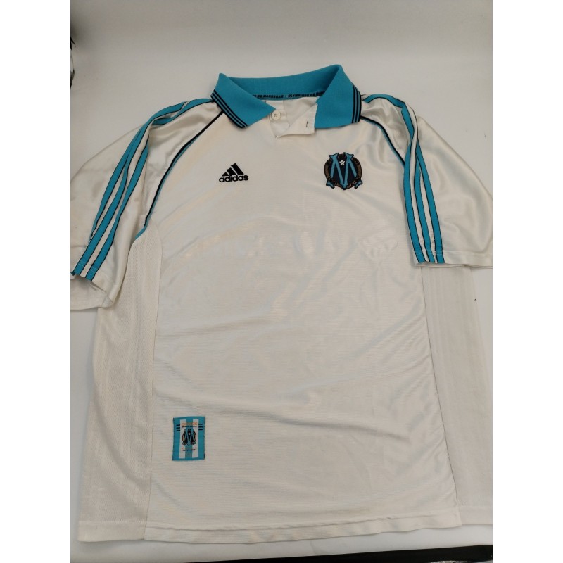 Maillot Brillant Adidas Om Centenaire 1999 Olympique De Marseille Domicile... Maillot Brillant Adidas Om Centenaire 1999 Olympique De Marseille Domicile...