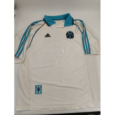 Maillot Brillant Adidas Om Centenaire 1999 Olympique De Marseille Domicile...