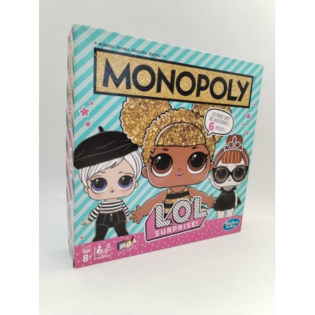 Monopoly Lol Surprise ! L.O.L Hasbro Gaming Mga Jeux De société Poupée Figurines
