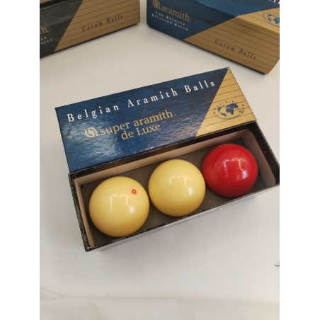 Lot De 3 Belgian Aramith Balls Super Pro Cup Luxe Carrom Ball Billiard Billard