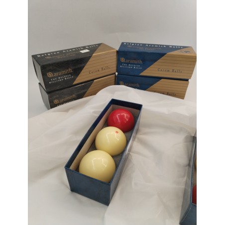 Lot De 3 Belgian Aramith Balls Super Pro Cup Carrom Ball Billiard Billard Boule