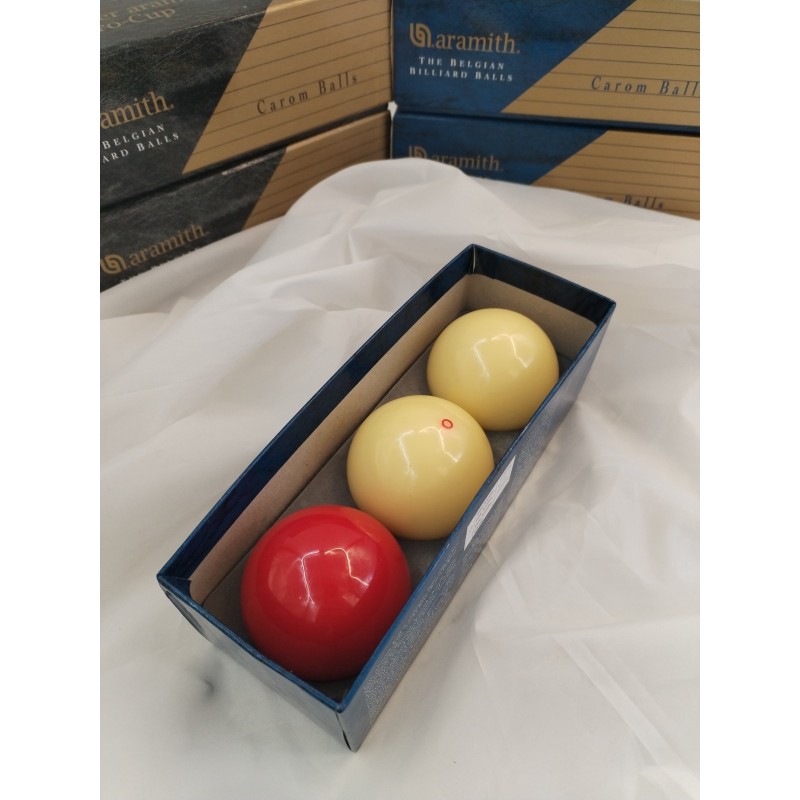 Lot De 3  Aramith Balls Belgian Super Pro Cup Carrom Ball Billiard Billard Boule