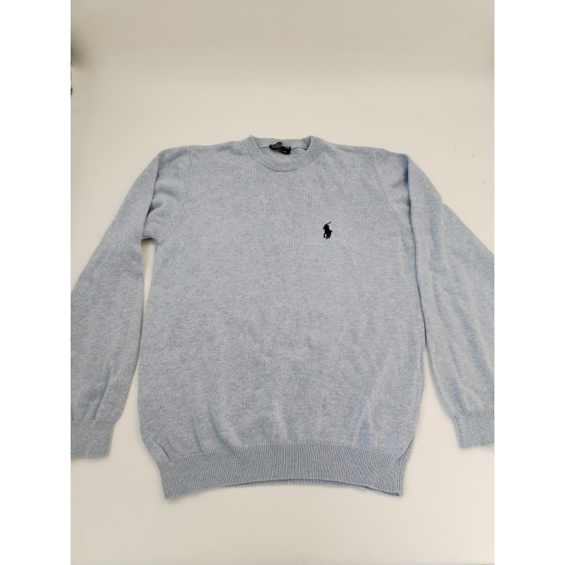 POLO By RALPH LAUREN Boys Pull Sweat Cardigan Bleu Clair Gris 11-12 Years Small POLO By RALPH LAUREN Boys Pull Sweat Cardigan Bleu Clair Gris 11-12 Years Small