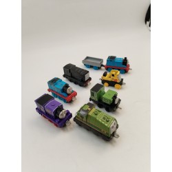 LOT de 8 LOCOMOTIVE TRAIN THOMAS AND FRIEND METAL MATTEL 2013 Jeu Jouet Trains