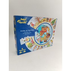 Djeco 2 Maxi Puzzles Année De Petit Ours Saison Calendrier Puzzle