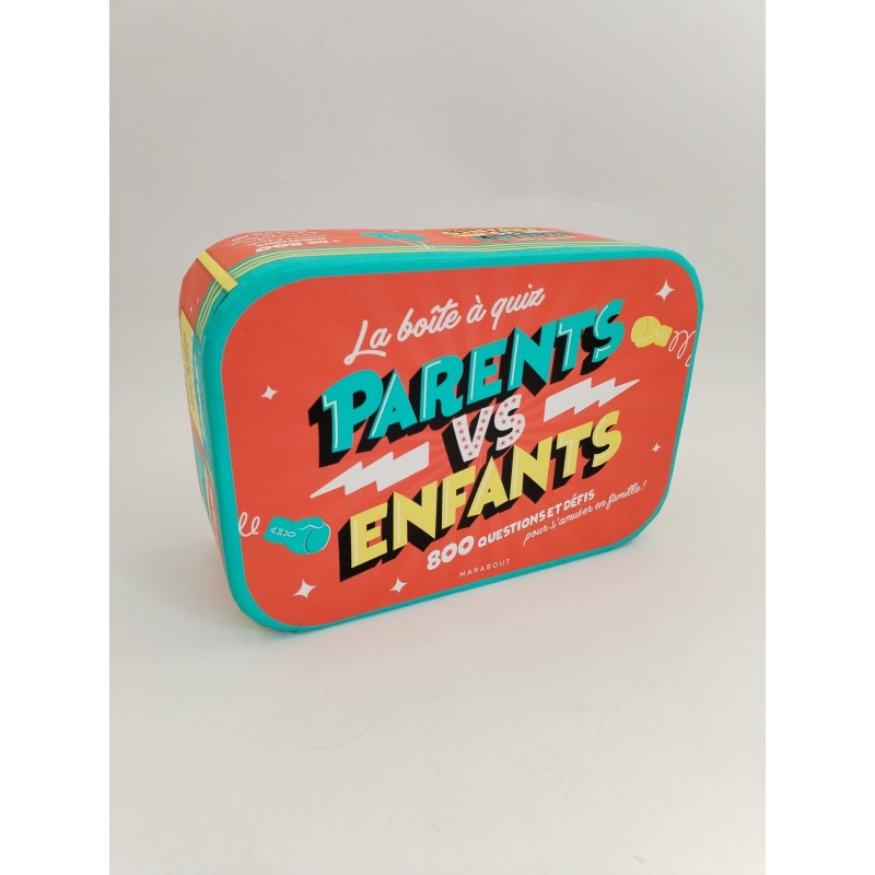 La Boîte A Quiz Parents Vs Enfants Marabout Jeux De Société Jeu Défis Famille