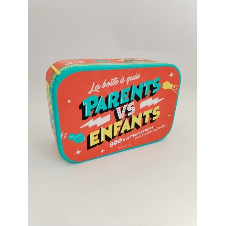 La Boîte A Quiz Parents Vs Enfants Marabout Jeux De Société Jeu Défis Famille