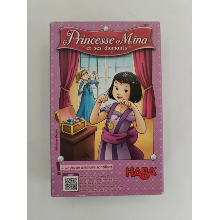 Princesse Mina Et Ses Diamants Haba Jeux De Société Jeu Mémoire Eveil
