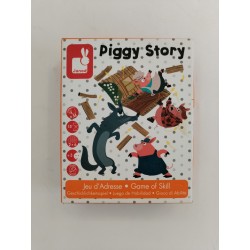 Piggy Story Janod Jeu D'adresse Jeux De Société Les 3 Petits Cochons Qui Rit 