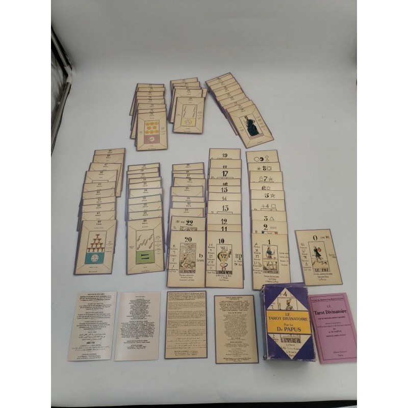 LE TAROT DIVINATOIRE PAR LE Dr PAPUS ÉDITIONS DUSSERRE ÉSOTÉRISME Jeux De Cartes LE TAROT DIVINATOIRE PAR LE Dr PAPUS ÉDITIONS DUSSERRE ÉSOTÉRISME Jeux De Cartes