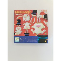 Melimagic Djeco Jeu De Mémoire Stratégie Jeux De Société Magicien Chapeau Lapin