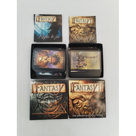 Pack 2 Jeux Fantasy 1 & 2 Jeu De Société  Cartes Extension Zygomatic Foxmind
