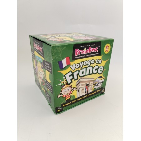 Brain Box Voyage En France Jeux De Société Green Board Jeu Brainbox Mémoire...