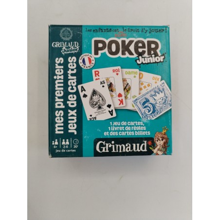 Poker Junior Grimaud Jeu De Cartes Jeux De Société Livret