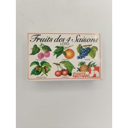 1979 Jeux Nathan Fruits Des 4 Saisons Loto Jeu Collection Découverte