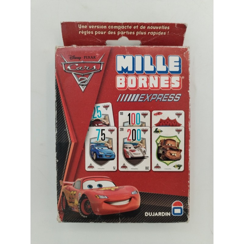 Mille Bornes Express Disney Pixar Cars 2 Dujardin Jeux De société Jeu Carte...