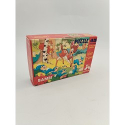 1979 Walt Disney Bambi Puzzle 45 pièces 20x26cm - Jeux Nathan Puzzles Jeu Ancien