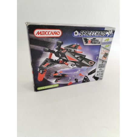 Meccano Space Chaos Dark Pirates 3100B Jeu Construction Vaisseau Spatial