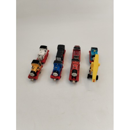 Lot De 8 Trains Thomas Train Aimanté Circuit Pistes Rails Jeu Jouet