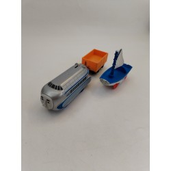 Thomas Friends Train Hugo Skiff Zeplin Motorized 2016 Gullane Mattel Trains