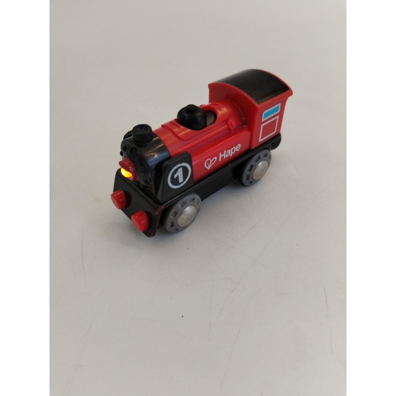 Hape Battery Powered Light Up Steam Train Trains Lumineux Rail Bois Jeux Jouet Hape Battery Powered Light Up Steam Train Trains Lumineux Rail Bois Jeux Jouet