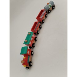 Lot Janod Circus Train N1 Bois Aimanté Jouet Circuit Thomas Hape Ikea