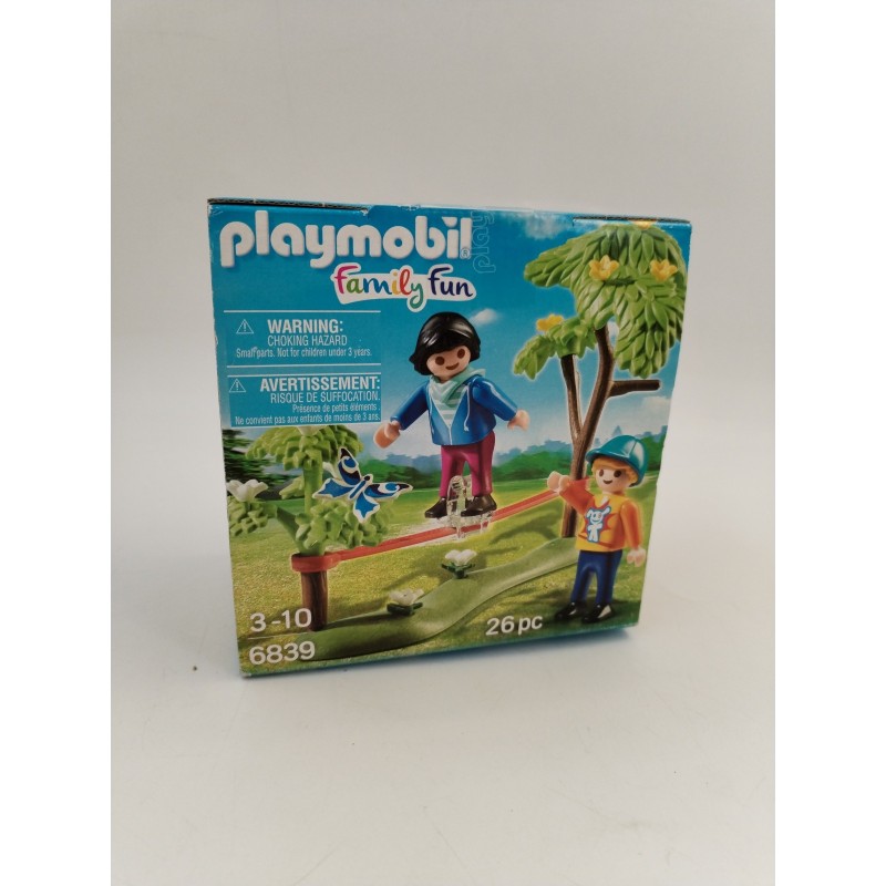 Neuf Playmobil Gift Egg Family Fun Tightrope Walker 6839 + 2 Figures Jeu Jouet Neuf Playmobil Gift Egg Family Fun Tightrope Walker 6839 + 2 Figures Jeu Jouet