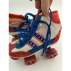 Paire roller Skate Marque Holly Couleurs USA patins à roulettes Taille 7.7 20 Cm