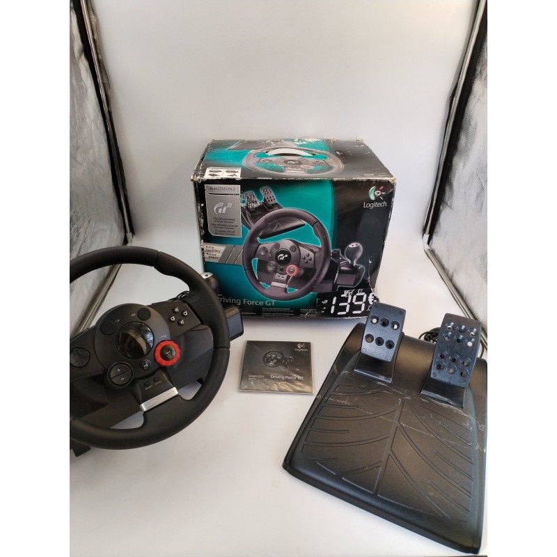 VOLANT LOGITECH DRIVING FORCE GT PS3 PC PS2 E-x5c19 Gran Turismo Jeux Vidéo Jeu VOLANT LOGITECH DRIVING FORCE GT PS3 PC PS2 E-x5c19 Gran Turismo Jeux Vidéo Jeu