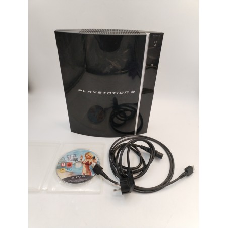 Sony PlayStation 3 80Go Console jeux Vidéo PS3 Play GTA V Jeu HDMI Cechl04 Wifi