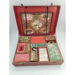 Boite De Jeux Nouveaux Réunis LJR Jeu Ancien Ramoneur Osselets La puce Nain...