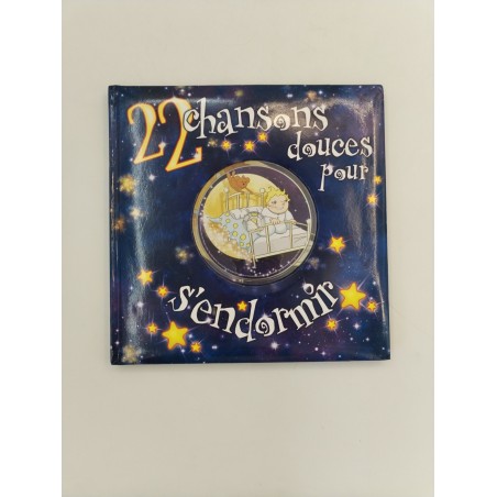 22 chansons douces pour s'endormir Livre CD Musique Dolphino Berceuse Enfants 