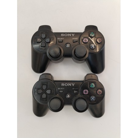 Lot De 2 Manettes PS3 PlayStation 3 Play Sony Console Joystick