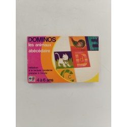 Dominos Les Animaux Abécédaire Ceji Jeux De Société Jeu Domino Ancien Vintage