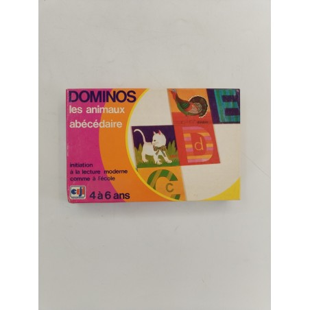 Dominos Les Animaux Abécédaire Ceji Jeux De Société Jeu Domino Ancien Vintage