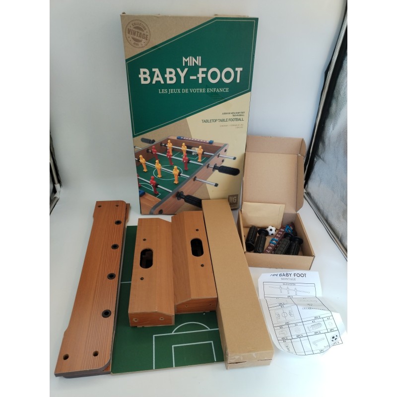 Mini Baby Foot Jeux Vintage Tabletop Table Football Mg Jeu Billard Mini Baby Foot Jeux Vintage Tabletop Table Football Mg Jeu Billard