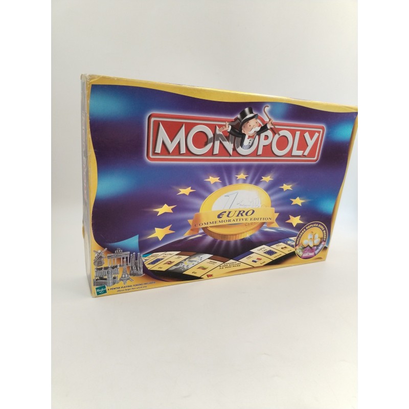 Monopoly Euro Commémorative Edition Jeux De Société Hasbro Waddingtons Jeu...