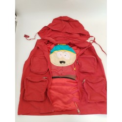 JCDC Castelbaljac X South Park Pluie Veste Imperméable Sans Manches Rouge 40